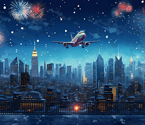 New Year Greetings With Cheap Flight Deals
