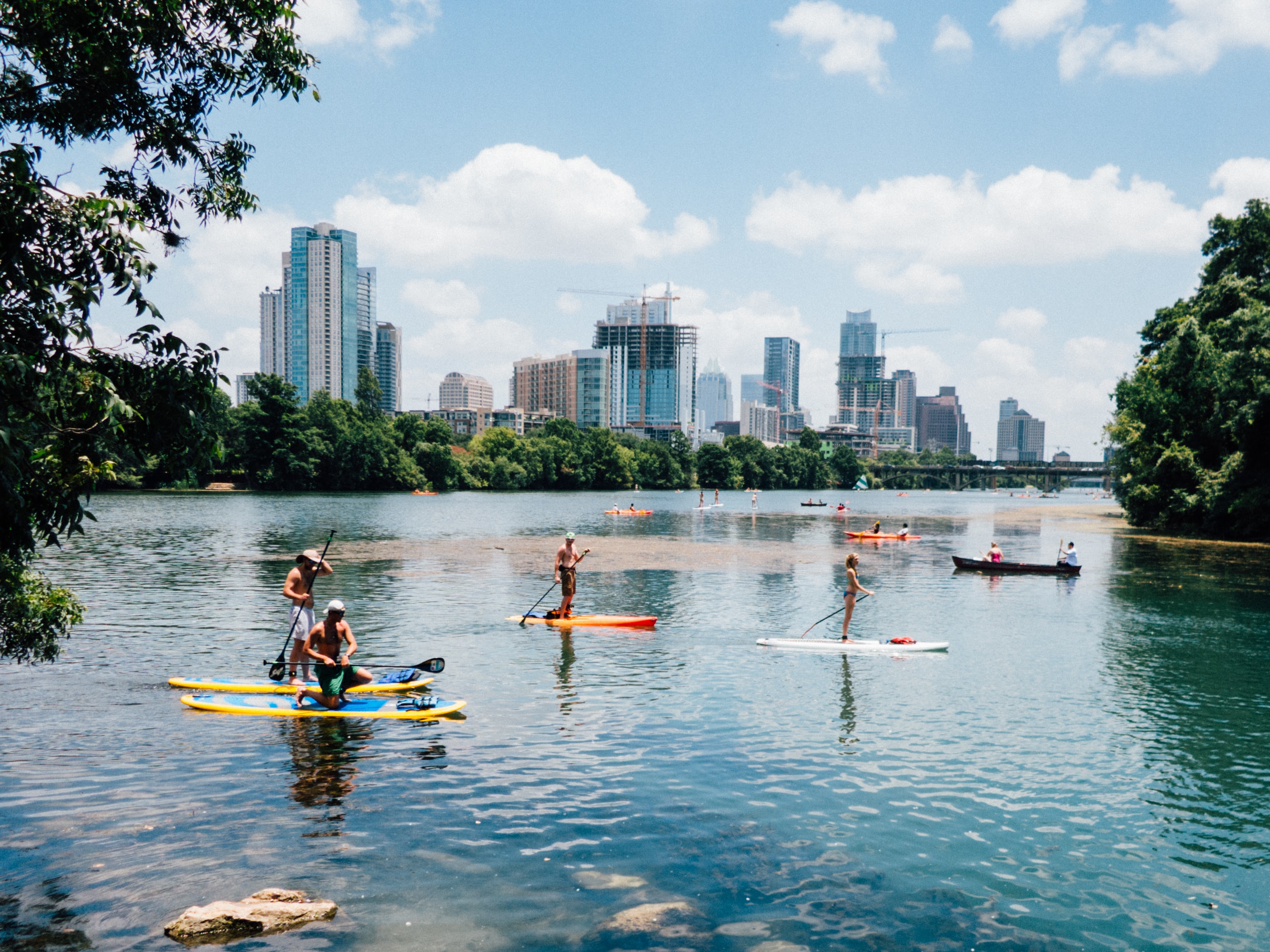 Kayaking at Austin Texas